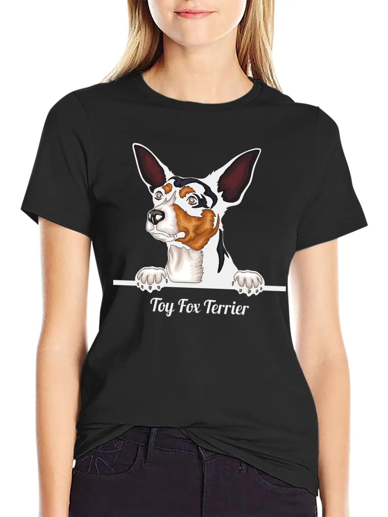 Toy Fox Terier Relaxed Everyday Tee – Lightweight And Durable Cotton