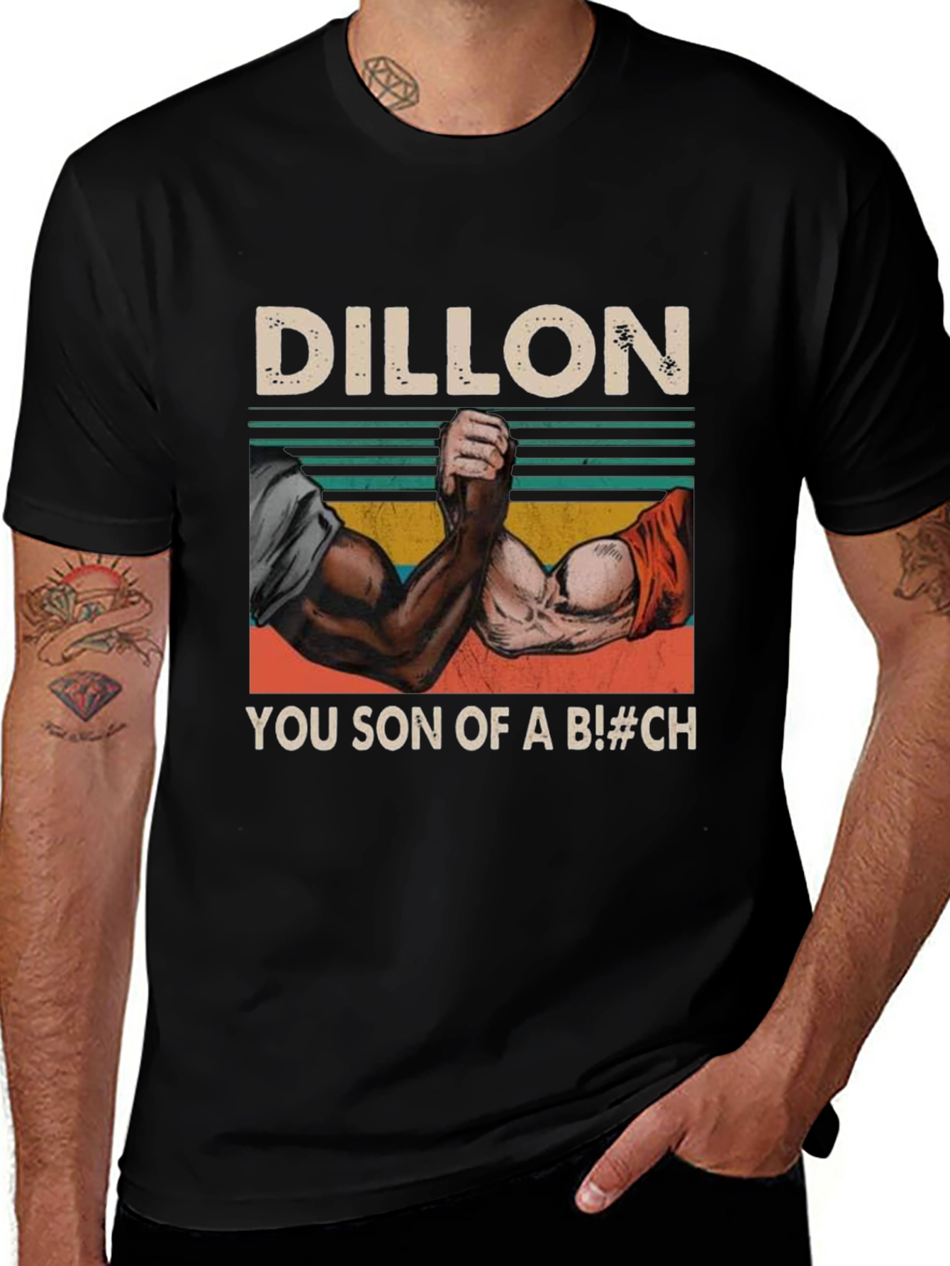 Dillon You Son of a B!#CH Arm Wrestling T-Shirt