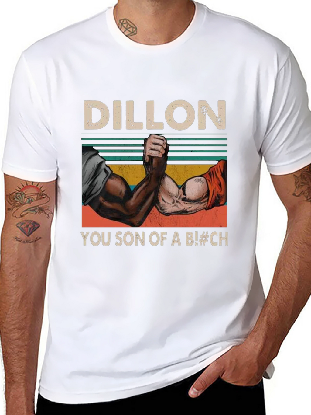 Dillon You Son of a B!#CH Arm Wrestling T-Shirt