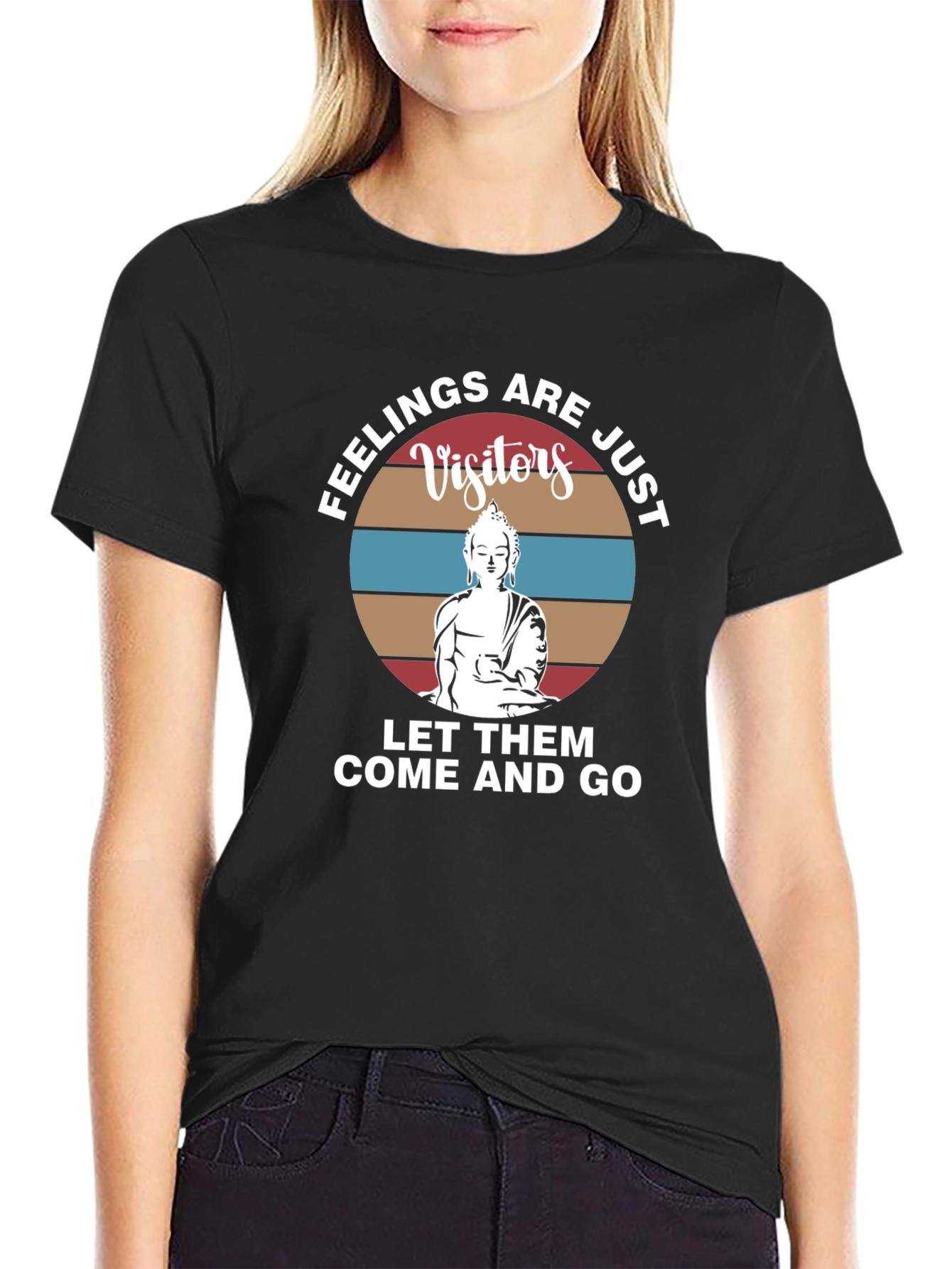 Feelings are Visitors Graphic Tee - Comfort & Style