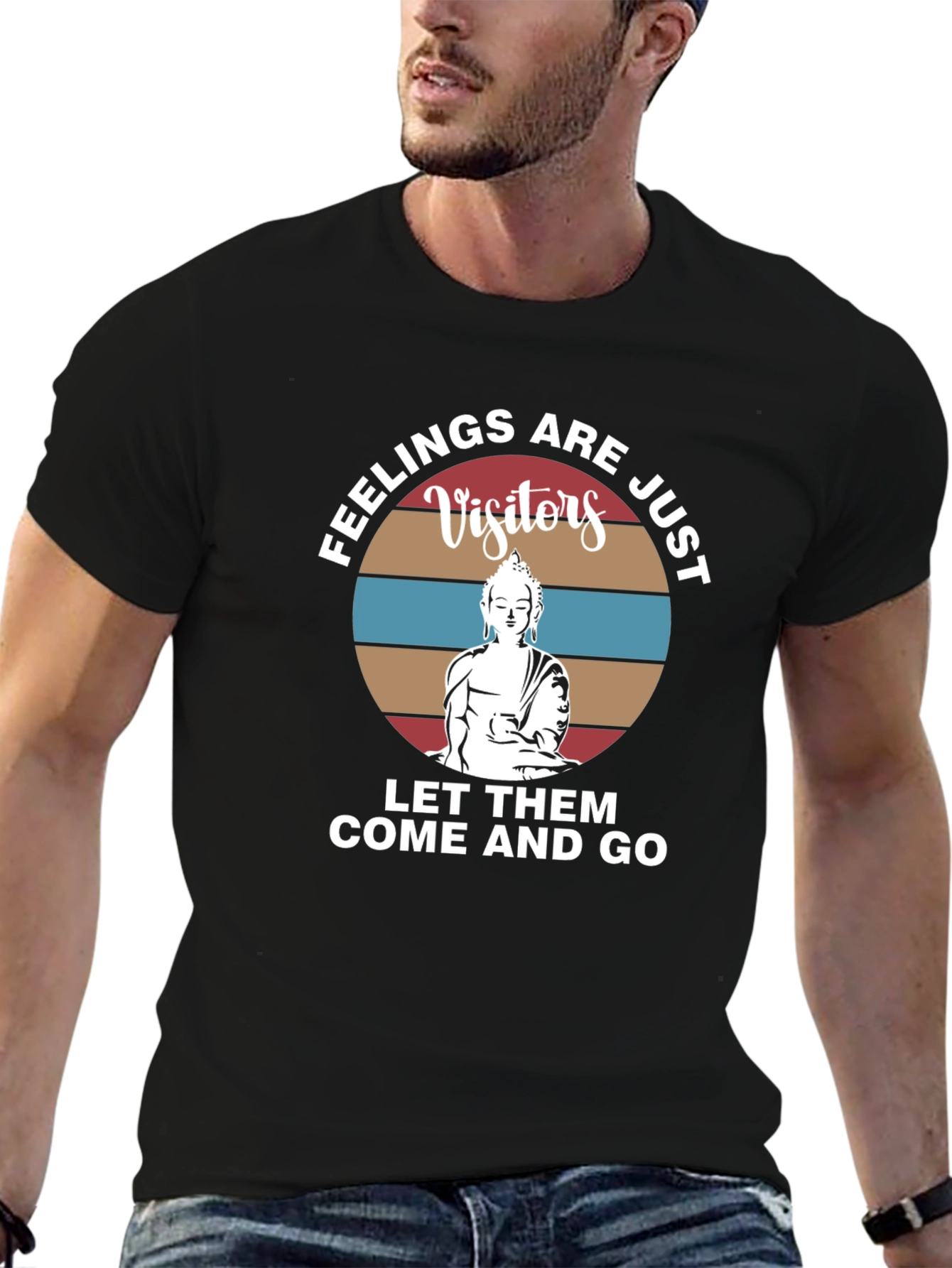 Feelings are Visitors Graphic Tee - Comfort & Style
