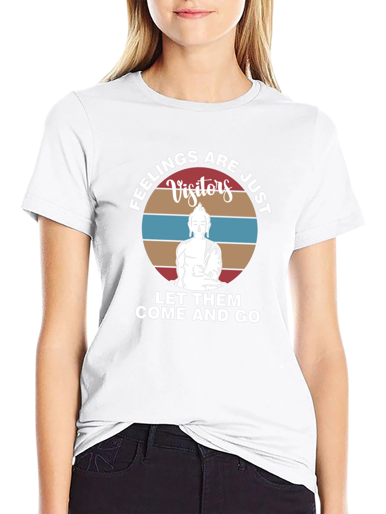 Feelings are Visitors Graphic Tee - Comfort & Style