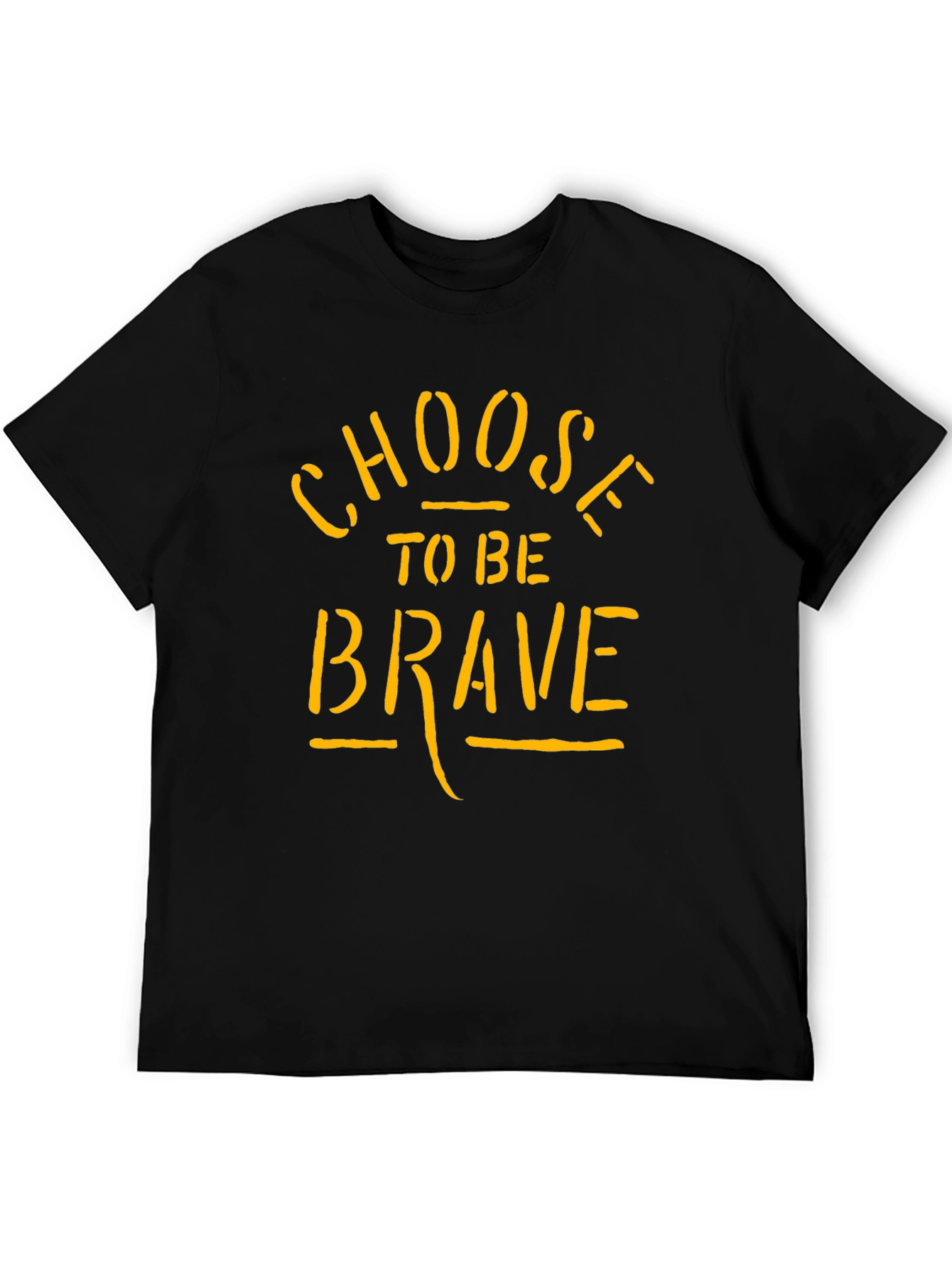 Choose to be Brave Graphic Tee - Black
