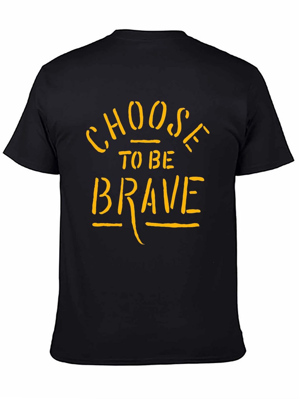Choose to be Brave Graphic Tee - Black