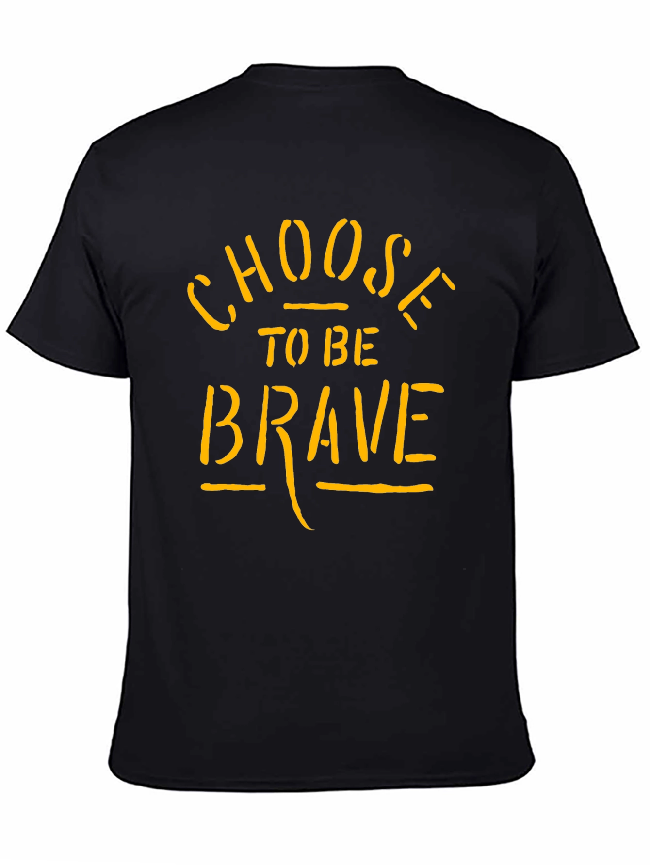 Choose to be Brave Graphic Tee - Black