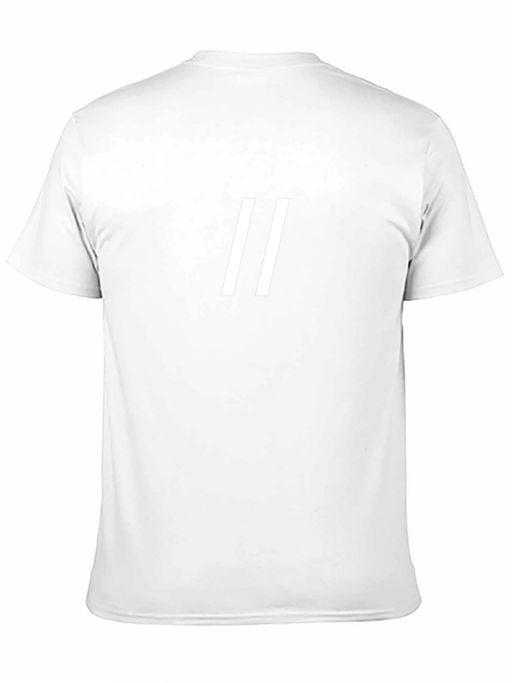 Minimalist Double Bar Black T-Shirt