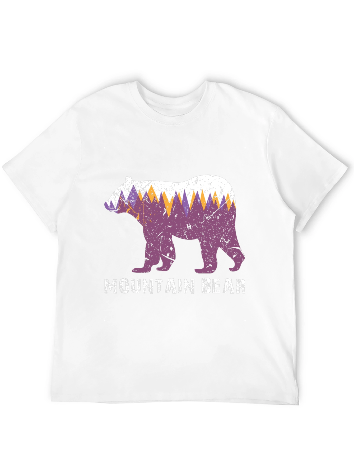 Mountain Bear Graphic Tee - Nature Lovers T-Shirt