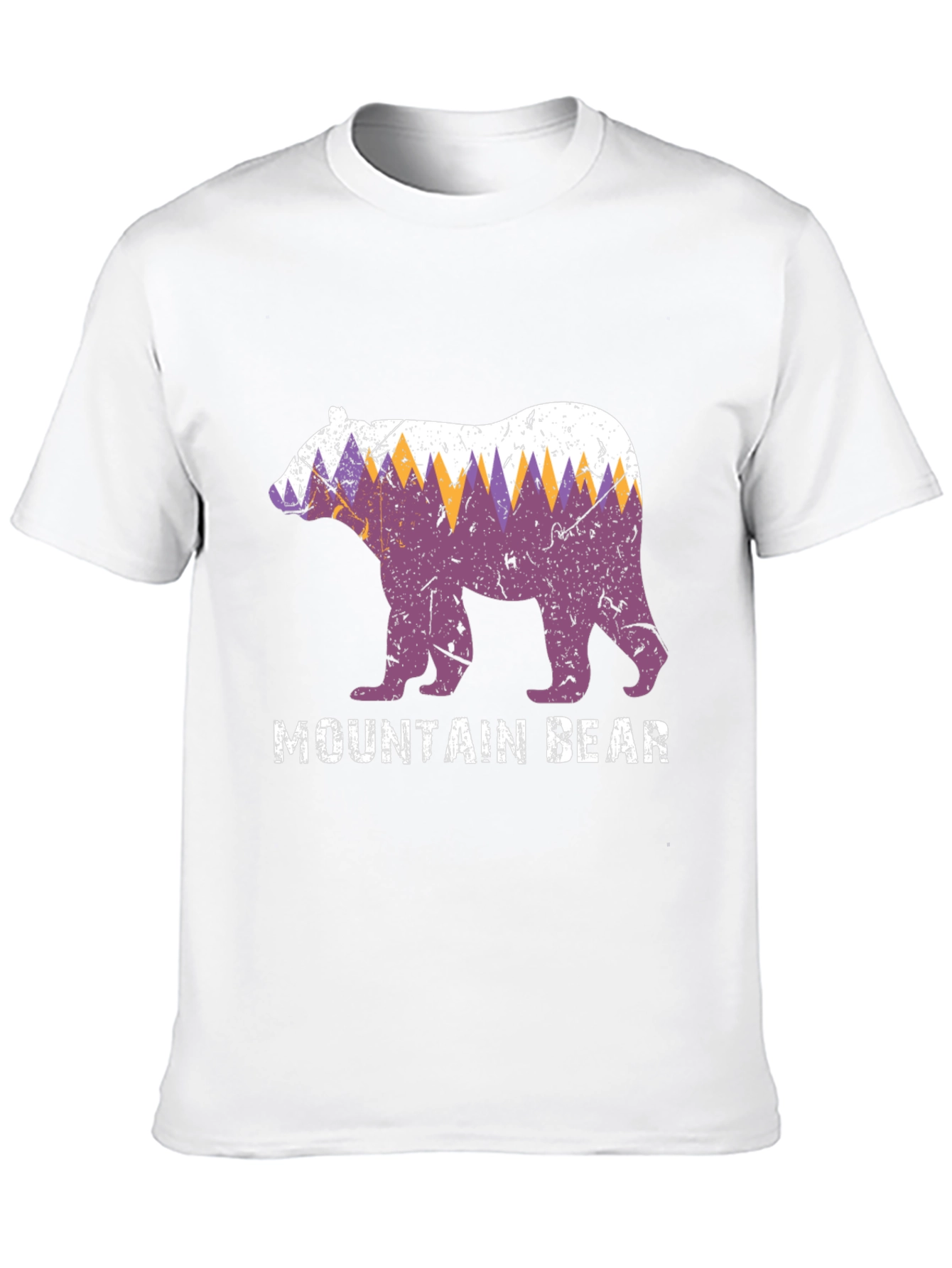 Mountain Bear Graphic Tee - Nature Lovers T-Shirt
