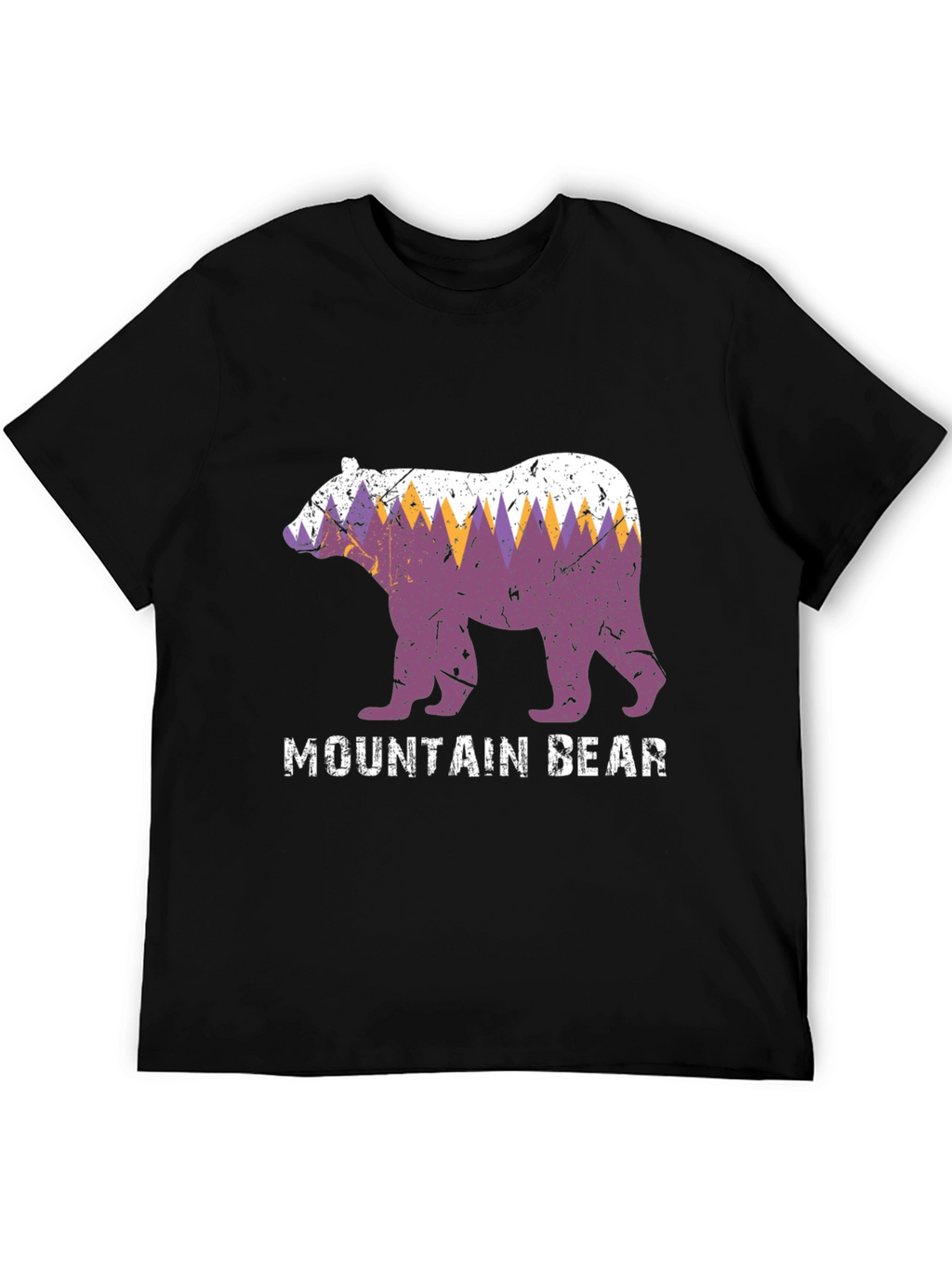 Mountain Bear Graphic Tee - Nature Lovers T-Shirt