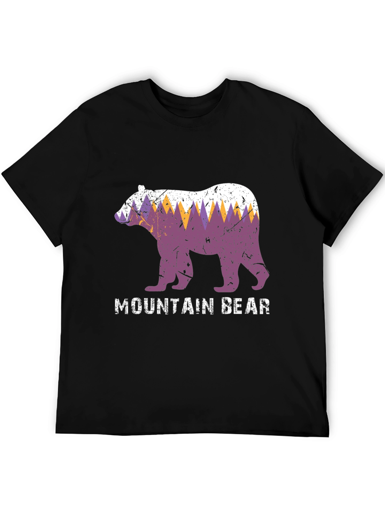Mountain Bear Graphic Tee - Nature Lovers T-Shirt