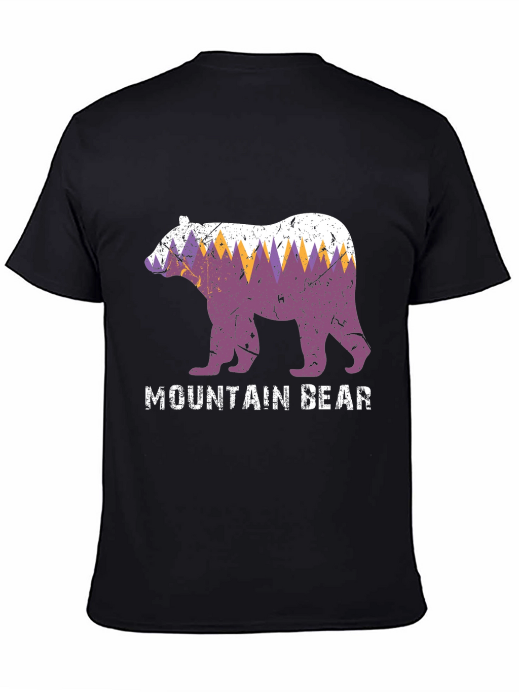 Mountain Bear Graphic Tee - Nature Lovers T-Shirt