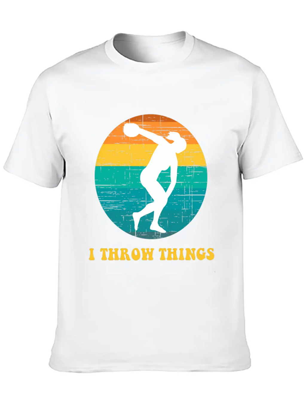 Track And Field Discus I Throw Classic Cotton Tee – Unisex Comfort For Any Season