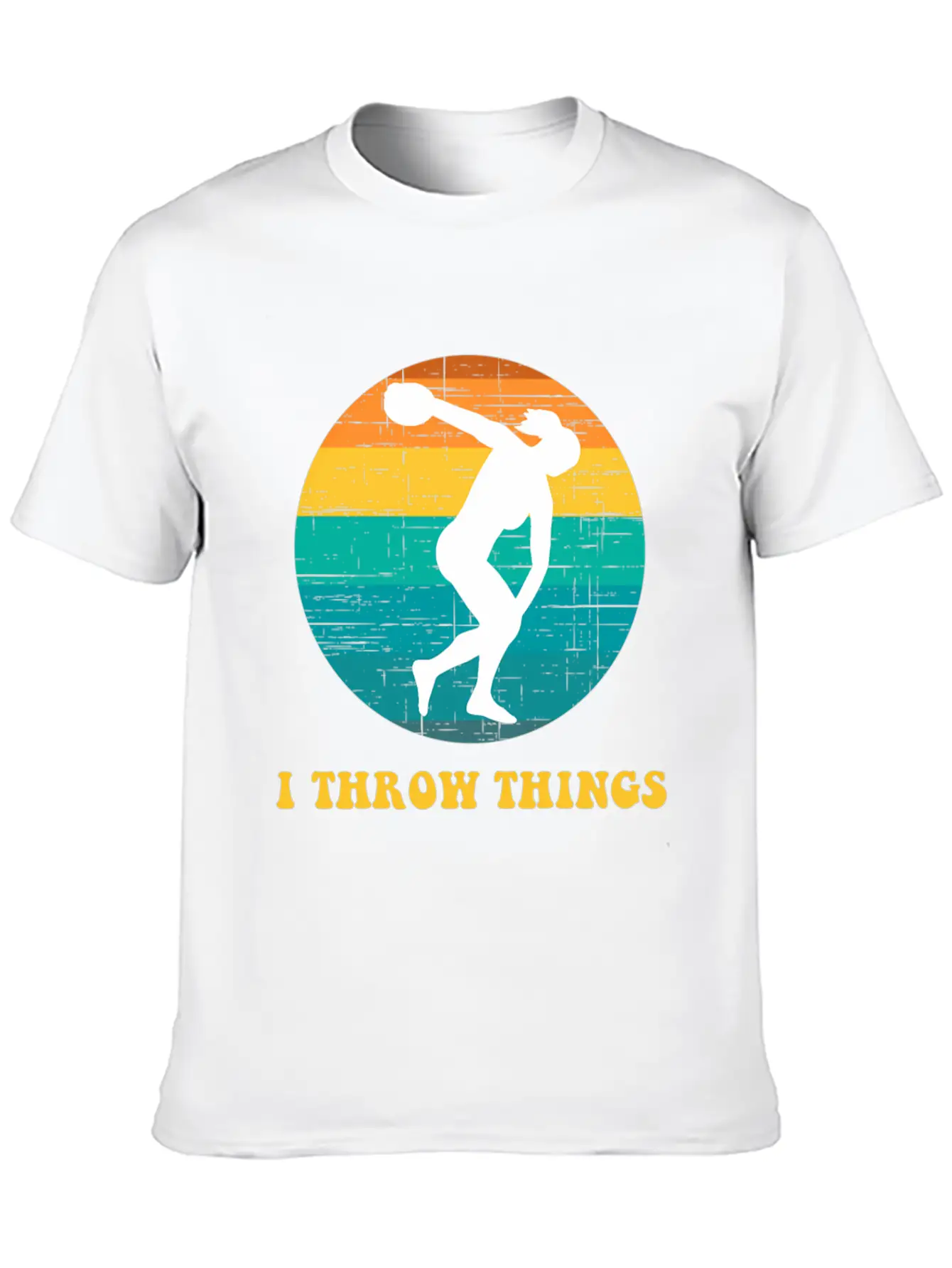 Track And Field Discus I Throw Classic Cotton Tee – Unisex Comfort For Any Season