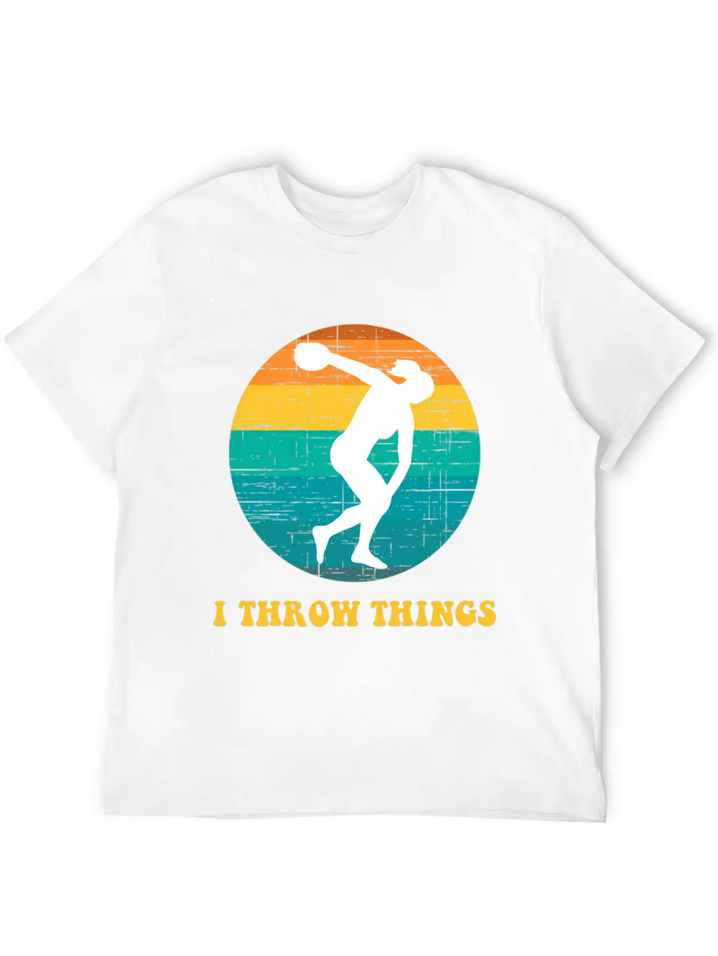 Track And Field Discus I Throw Classic Cotton Tee – Unisex Comfort For Any Season