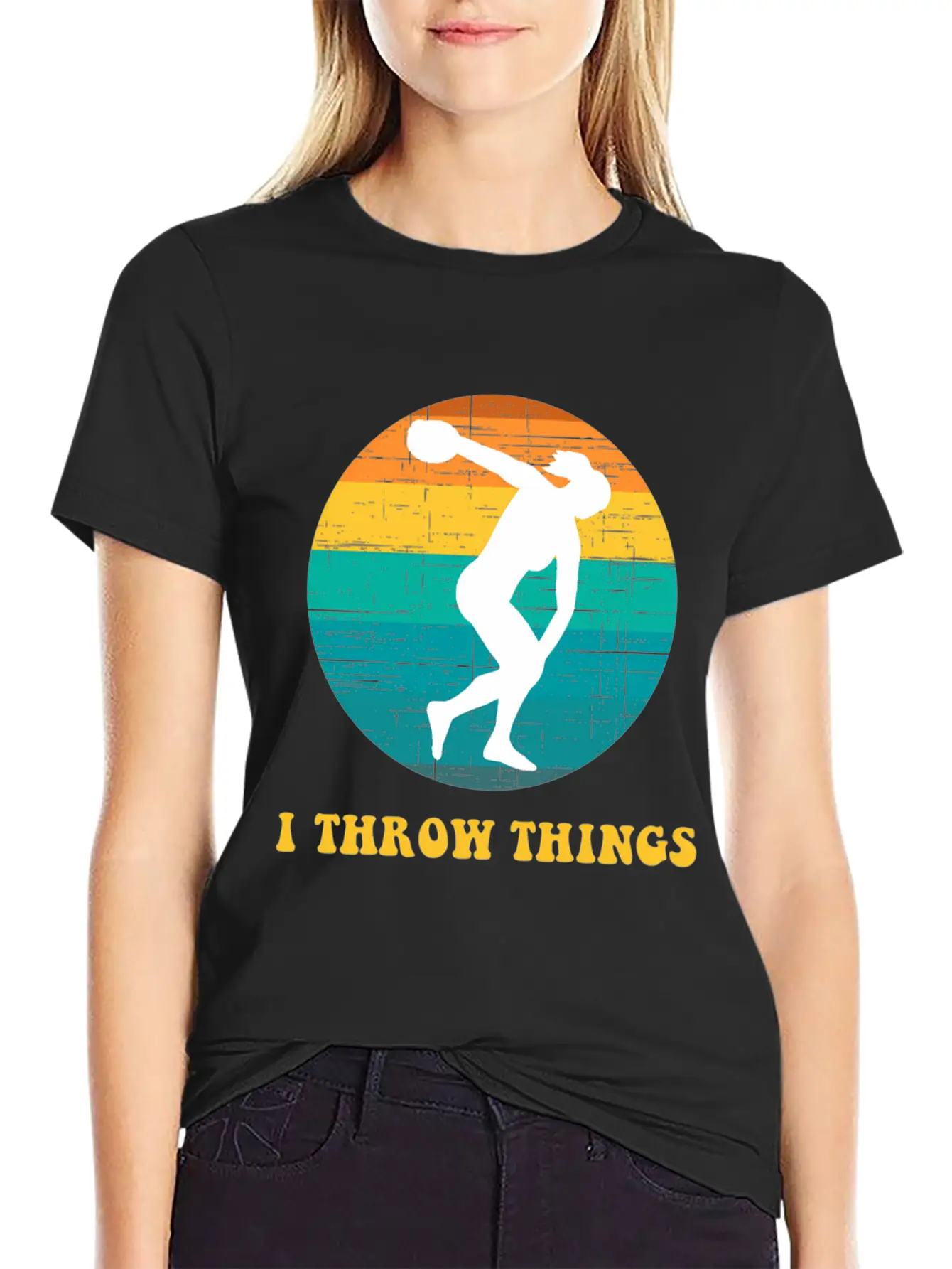 Track And Field Discus I Throw Classic Cotton Tee – Unisex Comfort For Any Season
