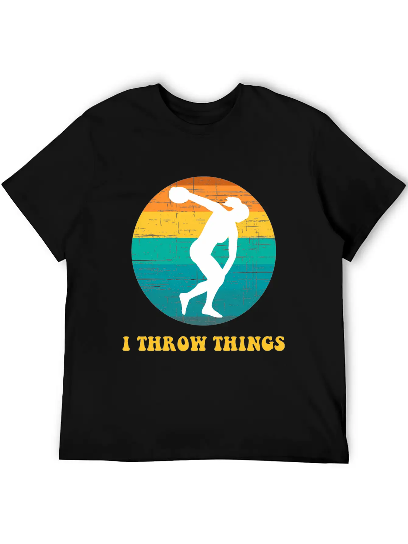 Track And Field Discus I Throw Classic Cotton Tee – Unisex Comfort For Any Season