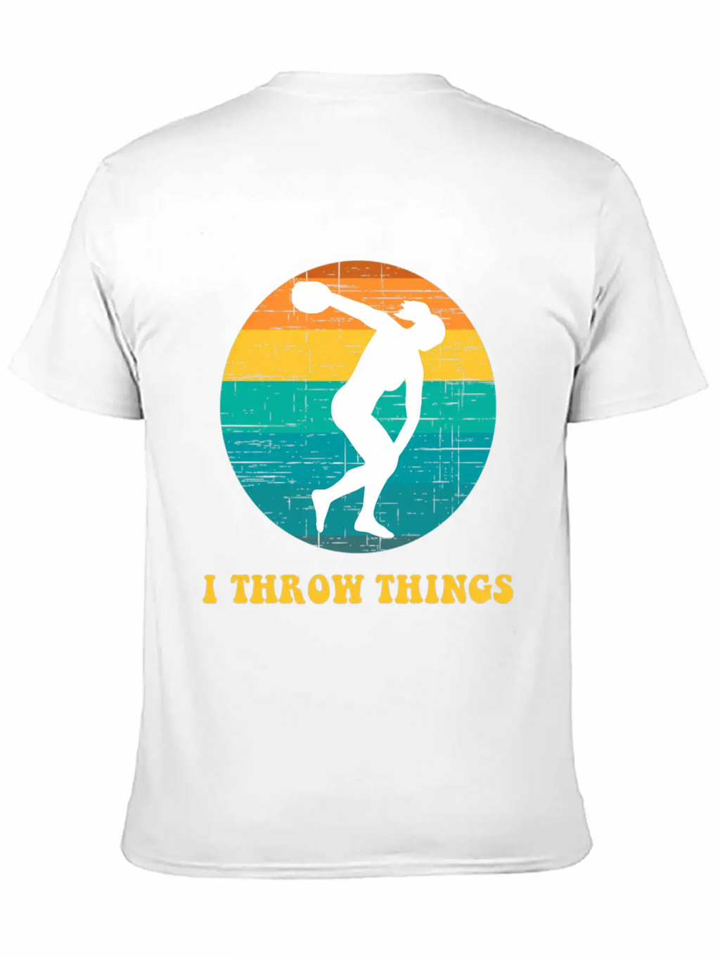 Track And Field Discus I Throw Classic Cotton Tee – Unisex Comfort For Any Season