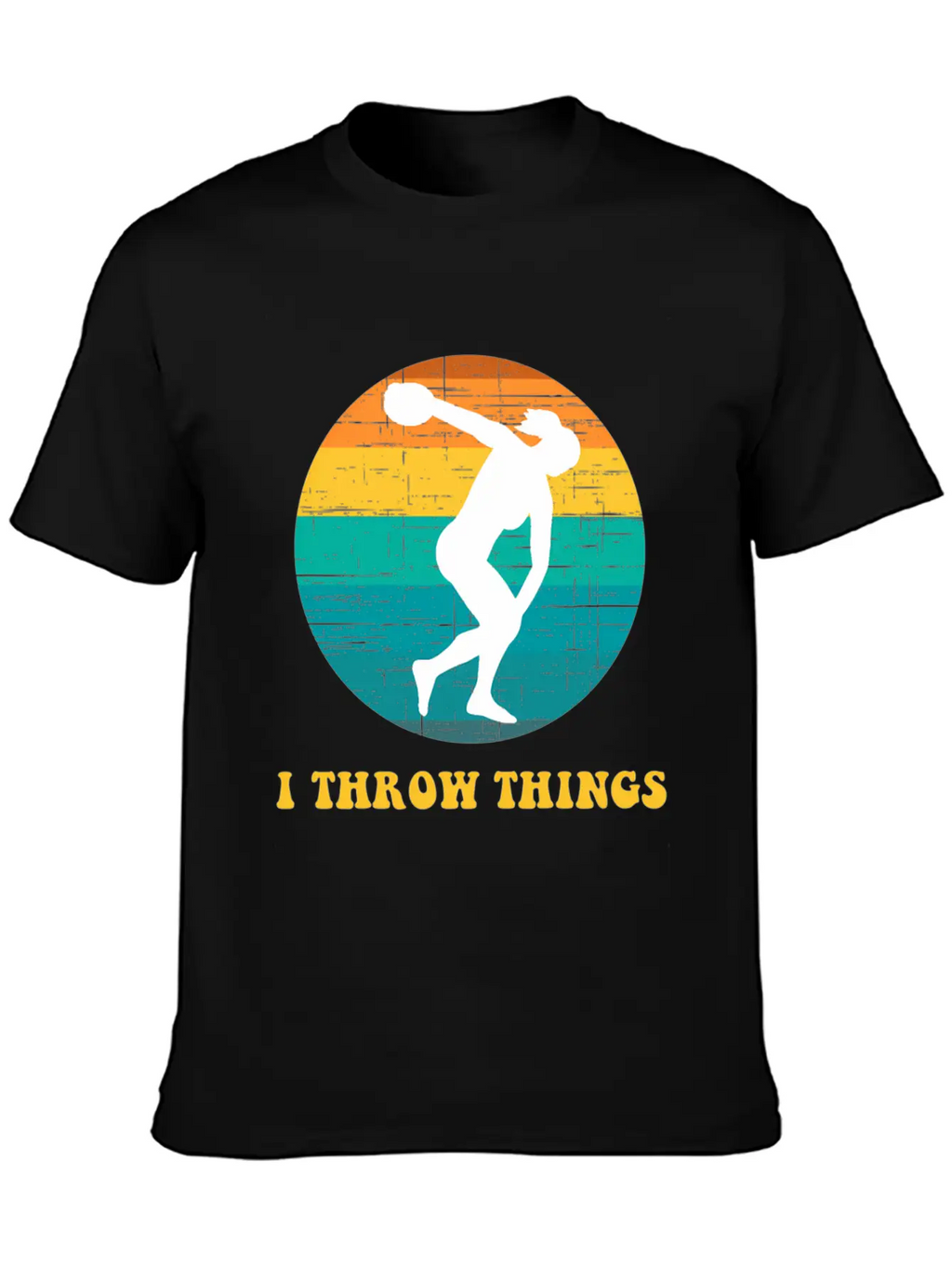 Track And Field Discus I Throw Classic Cotton Tee – Unisex Comfort For Any Season
