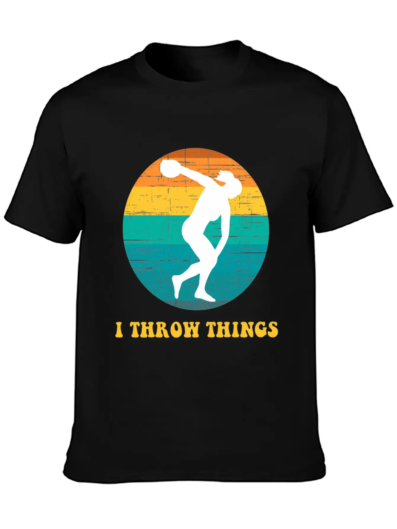Track And Field Discus I Throw Classic Cotton Tee – Unisex Comfort For Any Season