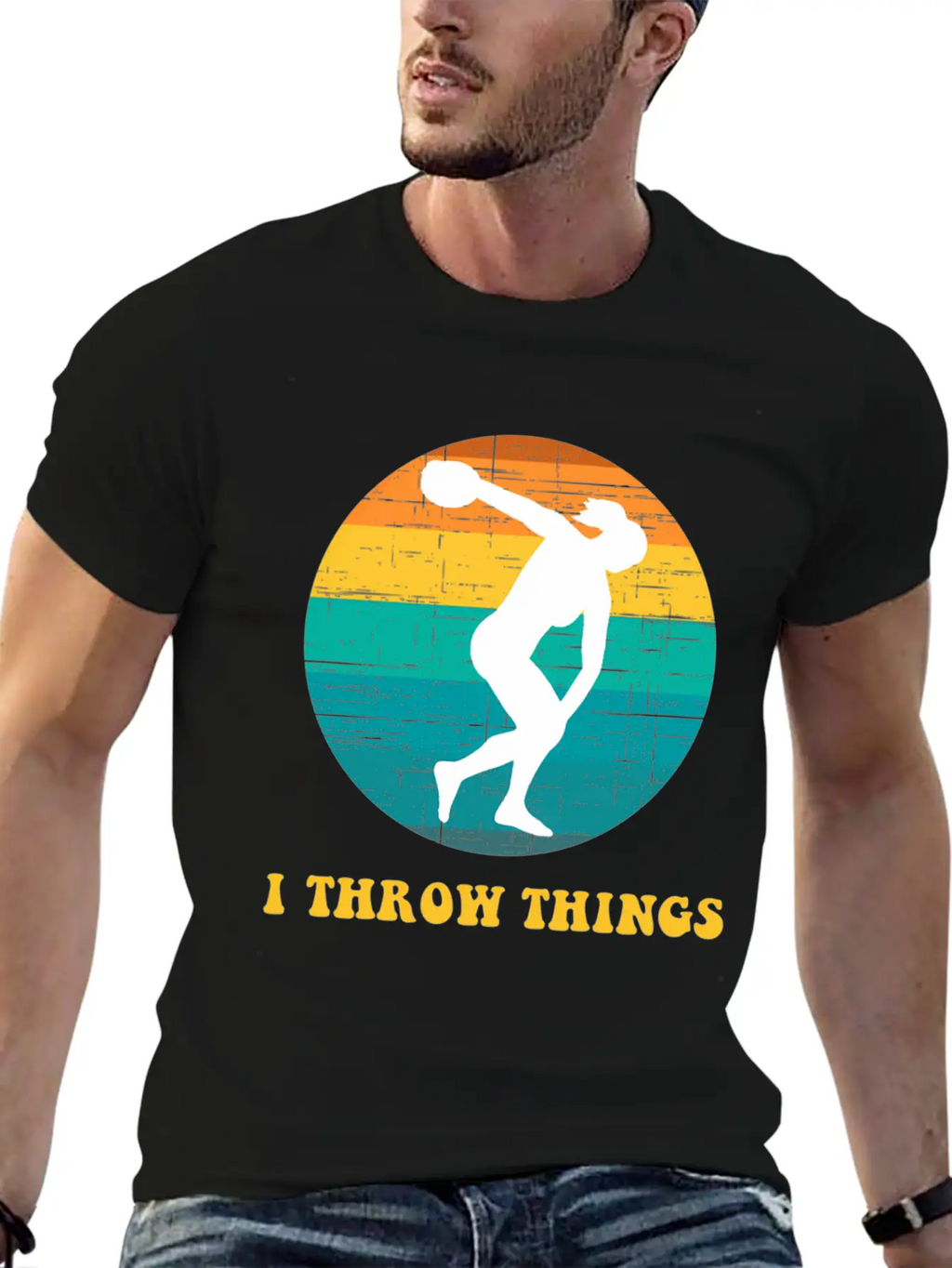 Track And Field Discus I Throw Classic Cotton Tee – Unisex Comfort For Any Season