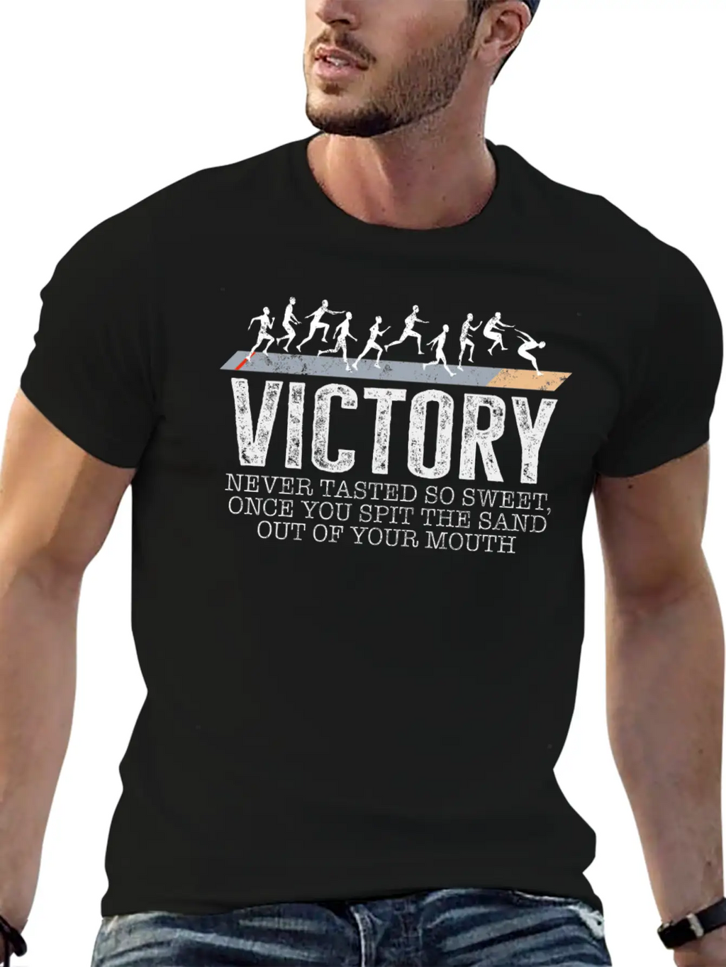 Track And Field Shirt, Victory Never Tasted So Classic Cotton Tee – Unisex Comfort For Any Season