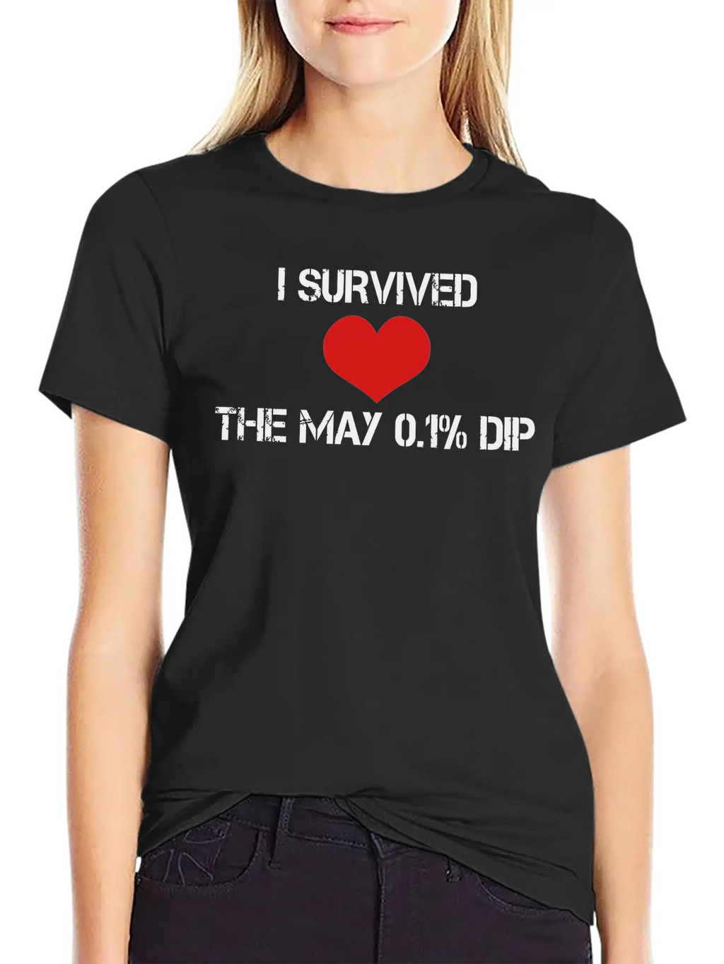 Trader's Shirt - I Survided The May 0.1%Dip Essential Cotton Tee For Daily Outfits – Unisex Style