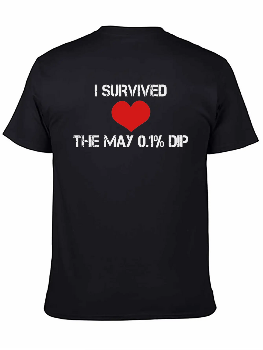 Trader's Shirt - I Survided The May 0.1%Dip Essential Cotton Tee For Daily Outfits – Unisex Style