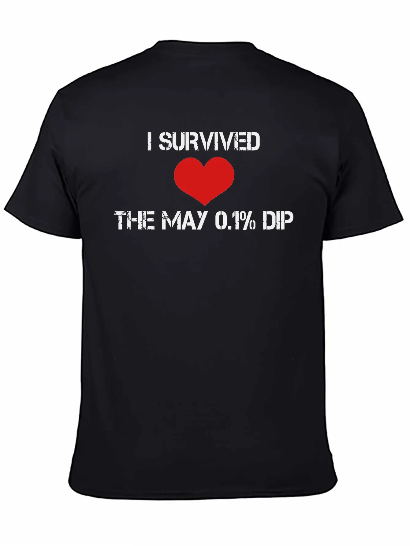 Trader's Shirt - I Survided The May 0.1%Dip Essential Cotton Tee For Daily Outfits – Unisex Style