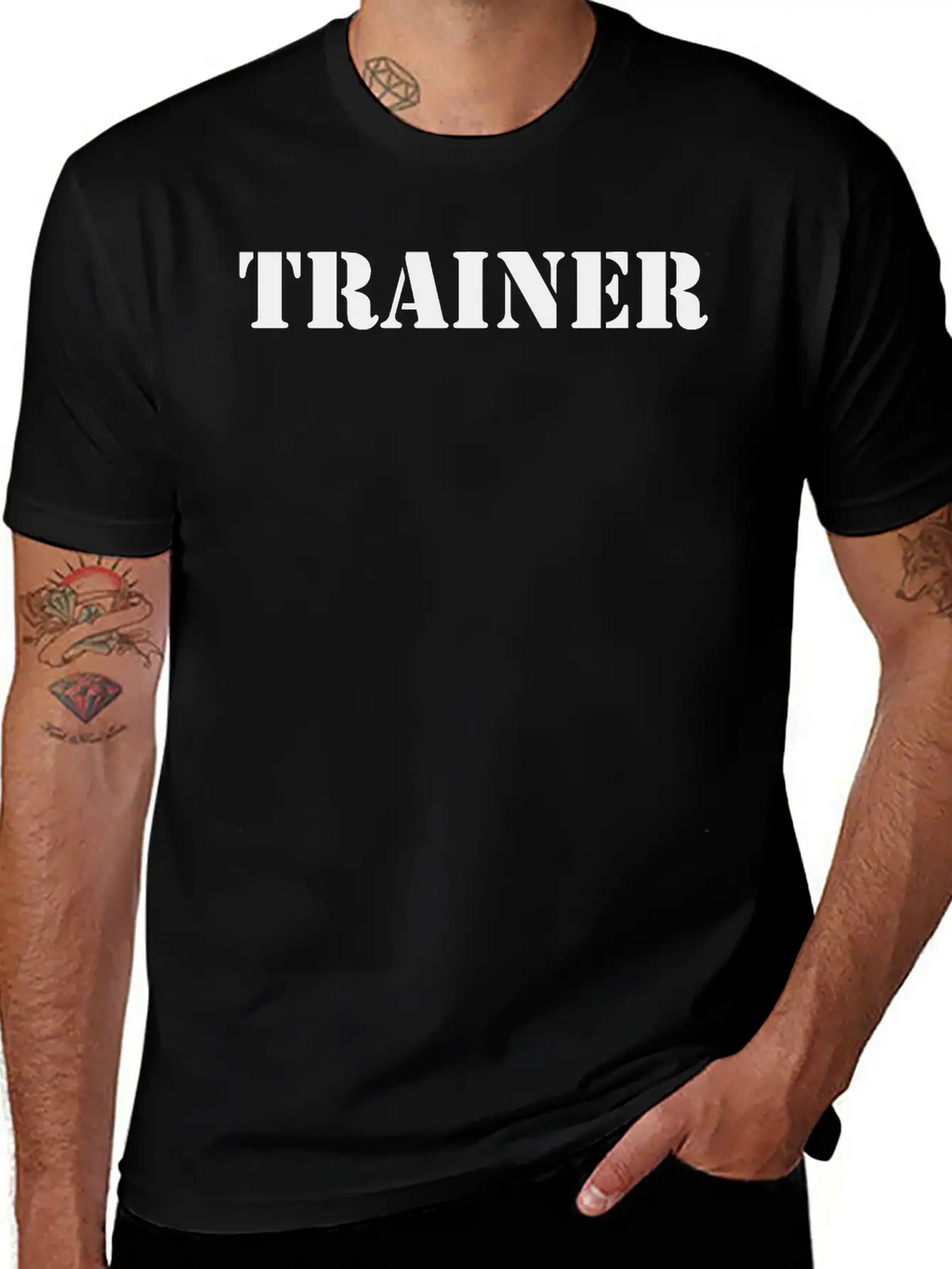 Trainer Modern Fit Casual T-Shirt – Clean And Versatile Design