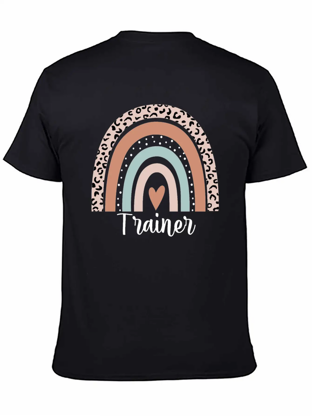Trainer Rainbow Leopard Funny Trainer Appreciation Unisex Casual T-Shirt – Clean Design For Daily Comfort