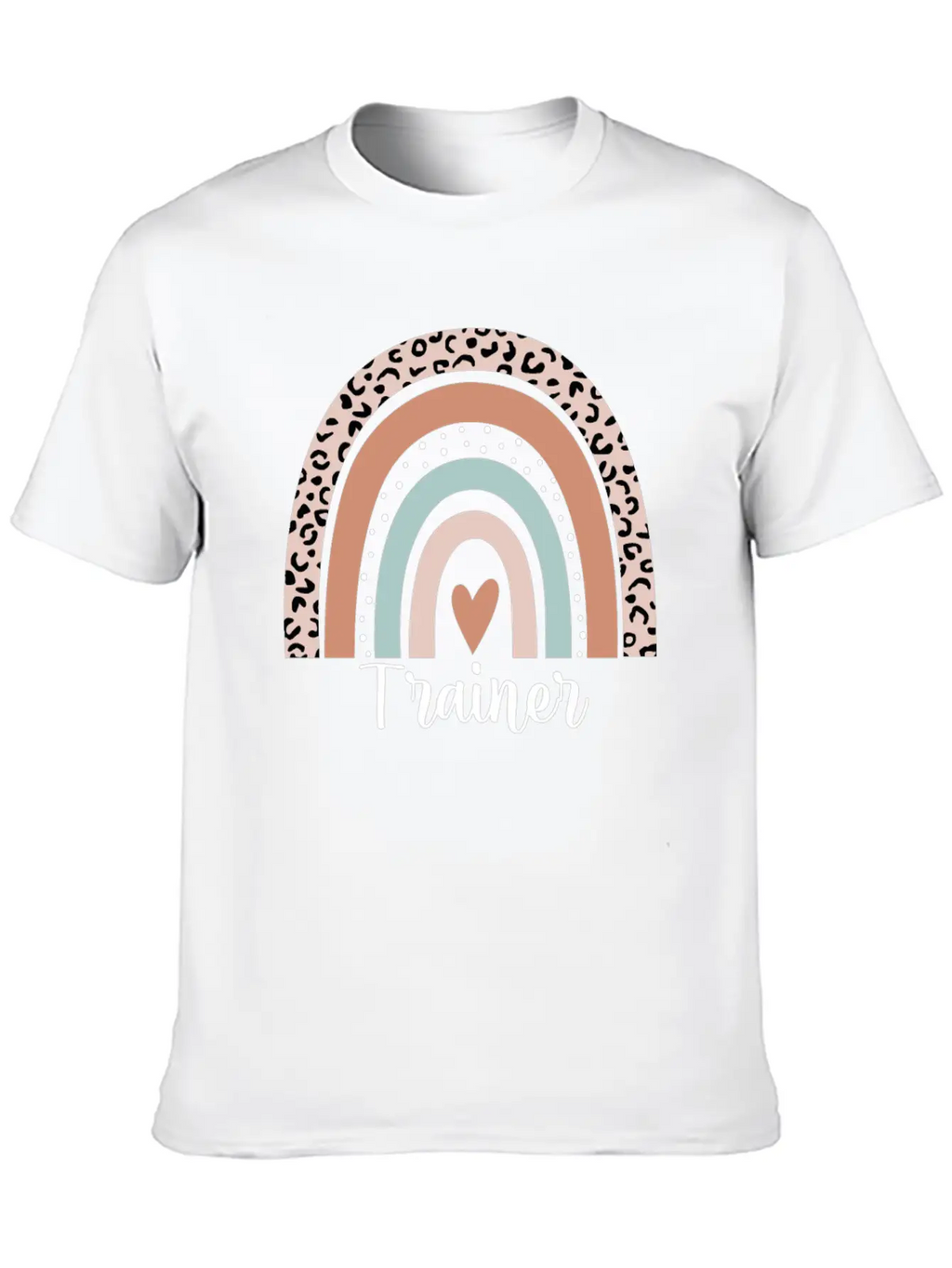 Trainer Rainbow Leopard Funny Trainer Appreciation Unisex Casual T-Shirt – Clean Design For Daily Comfort
