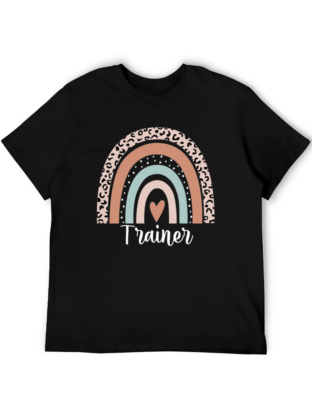Trainer Rainbow Leopard Funny Trainer Appreciation Unisex Casual T-Shirt – Clean Design For Daily Comfort