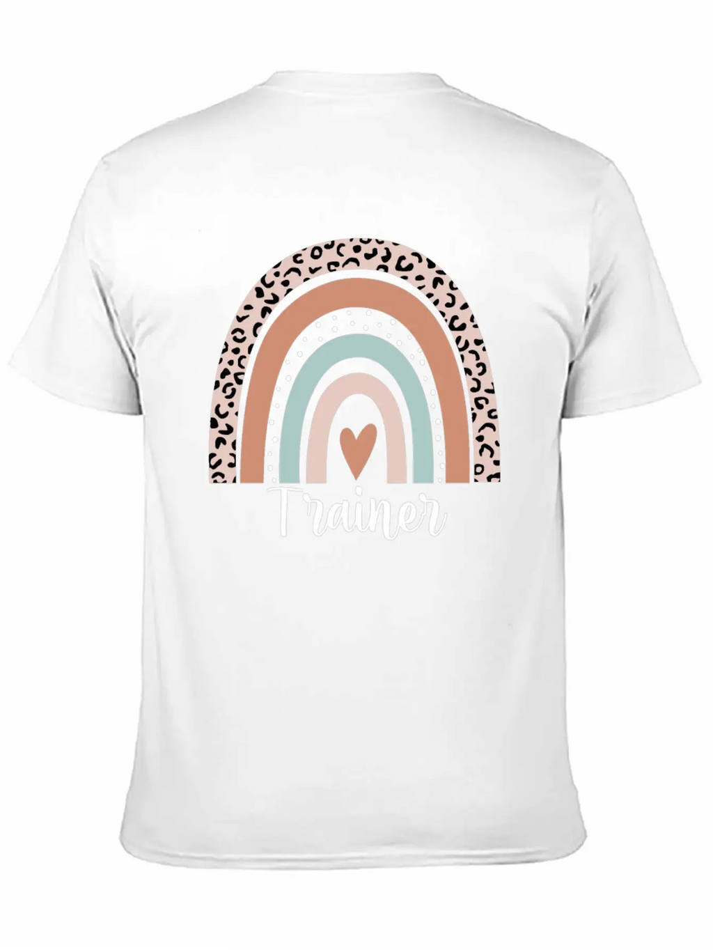 Trainer Rainbow Leopard Funny Trainer Appreciation Unisex Casual T-Shirt – Clean Design For Daily Comfort