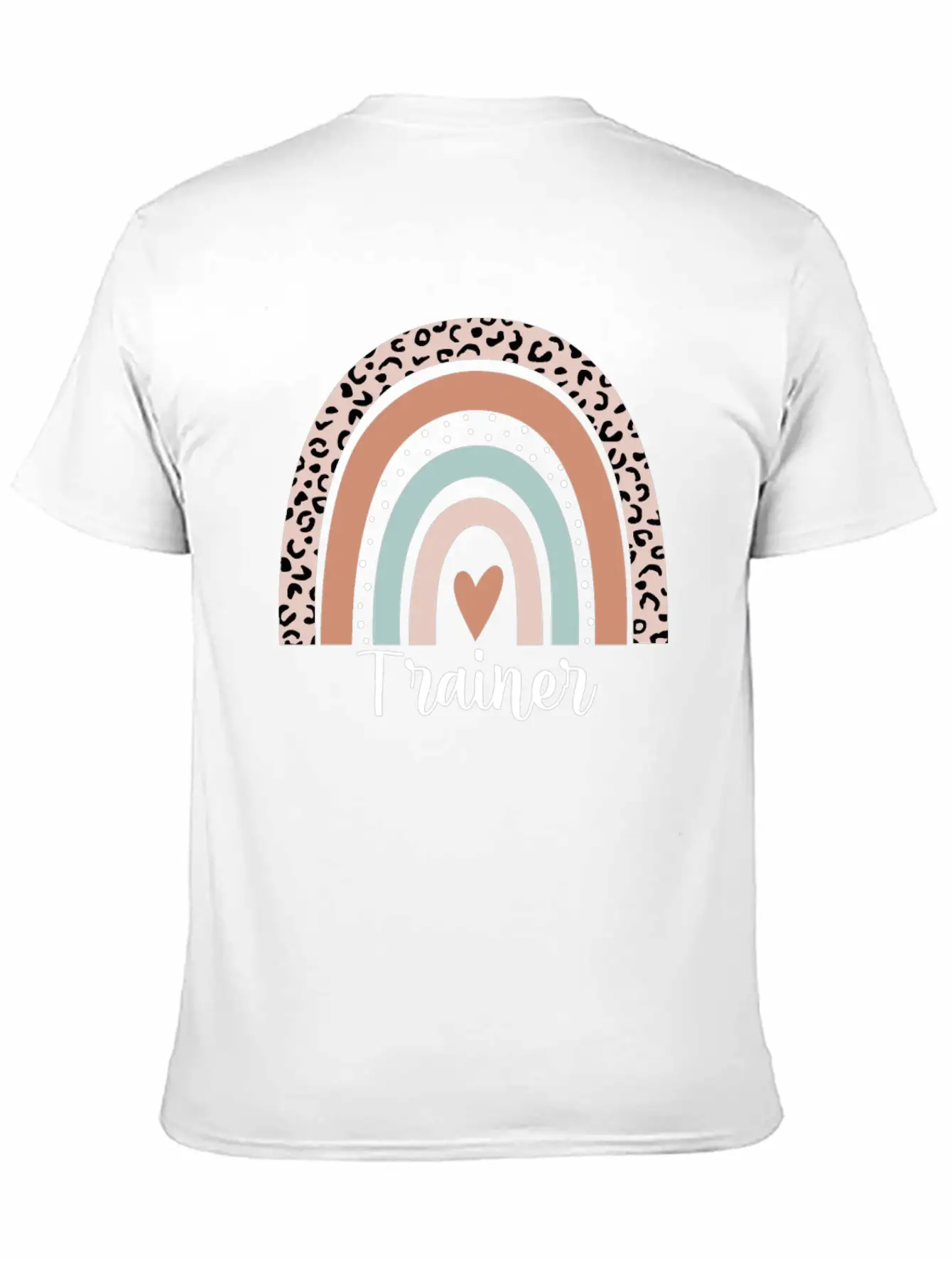 Trainer Rainbow Leopard Funny Trainer Appreciation Unisex Casual T-Shirt – Clean Design For Daily Comfort