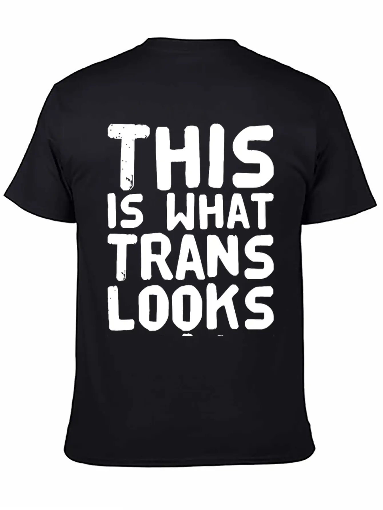 Trans - This Is What Trans Looks Like Relaxed Everyday Tee – Lightweight And Durable Cotton