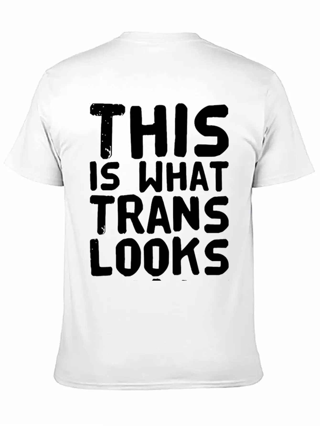 Trans - This Is What Trans Looks Like Relaxed Everyday Tee – Lightweight And Durable Cotton