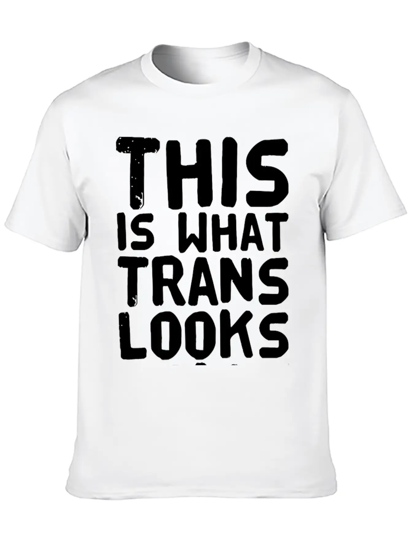 Trans - This Is What Trans Looks Like Relaxed Everyday Tee – Lightweight And Durable Cotton