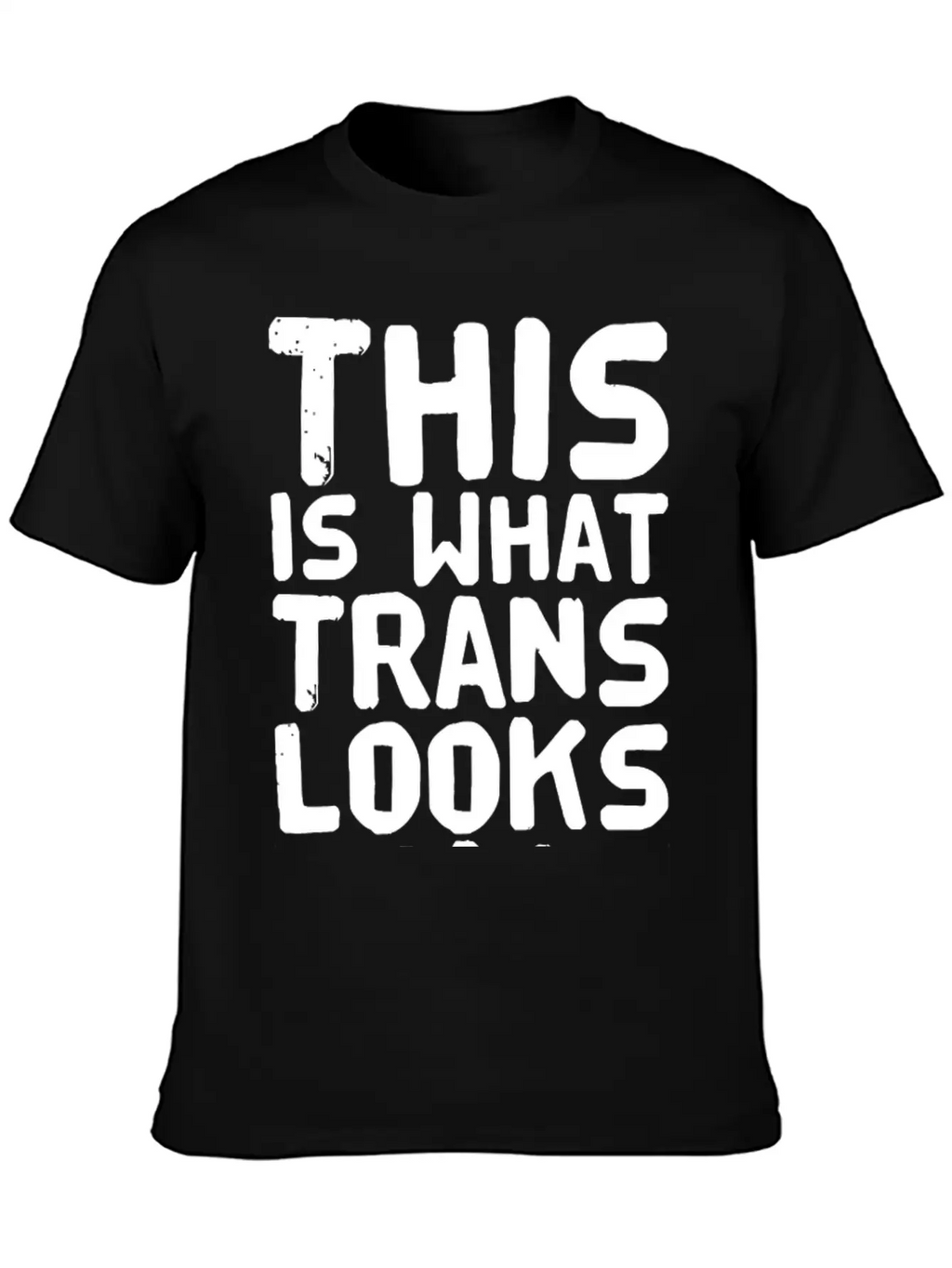 Trans - This Is What Trans Looks Like Relaxed Everyday Tee – Lightweight And Durable Cotton