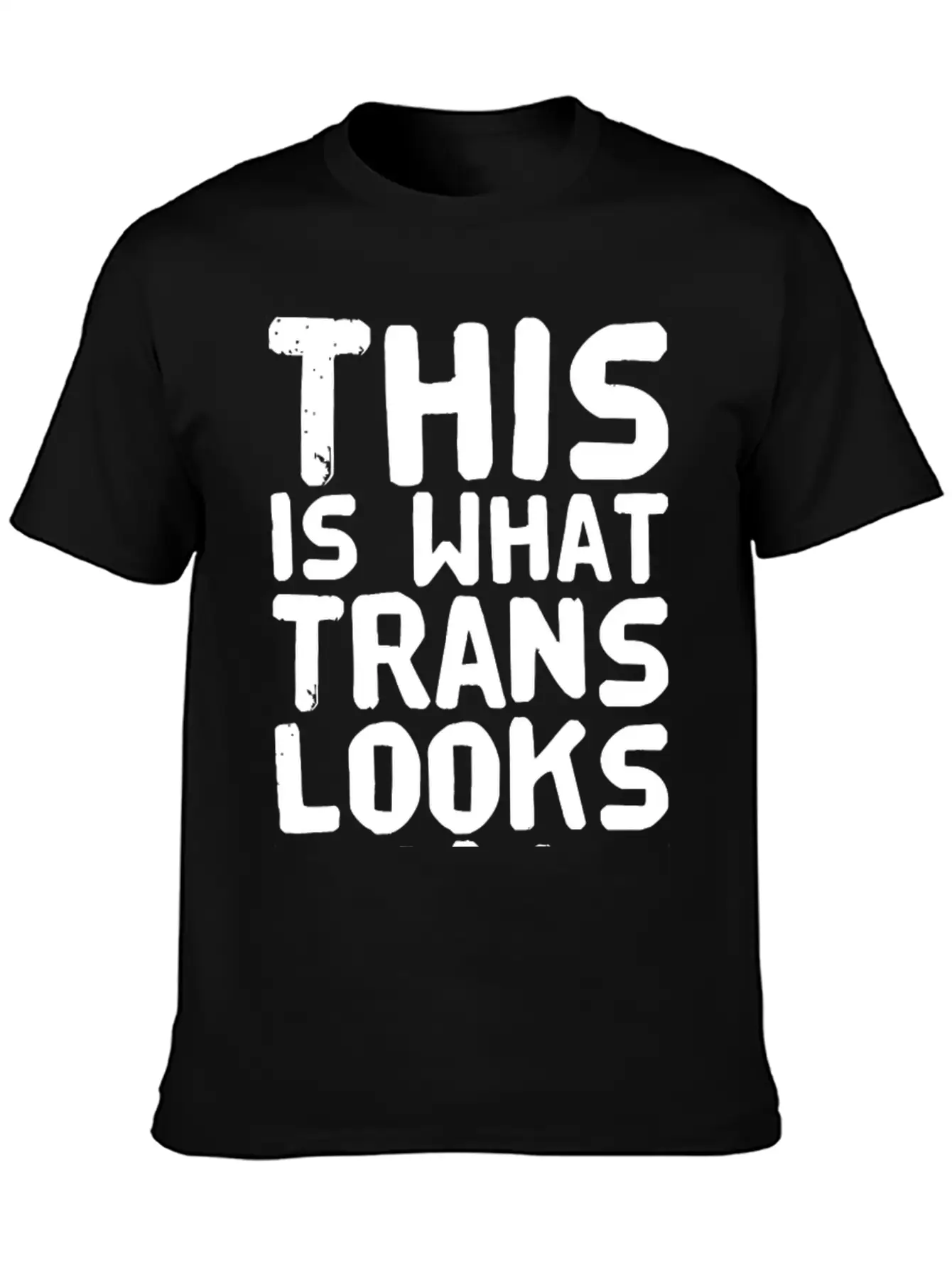 Trans - This Is What Trans Looks Like Relaxed Everyday Tee – Lightweight And Durable Cotton