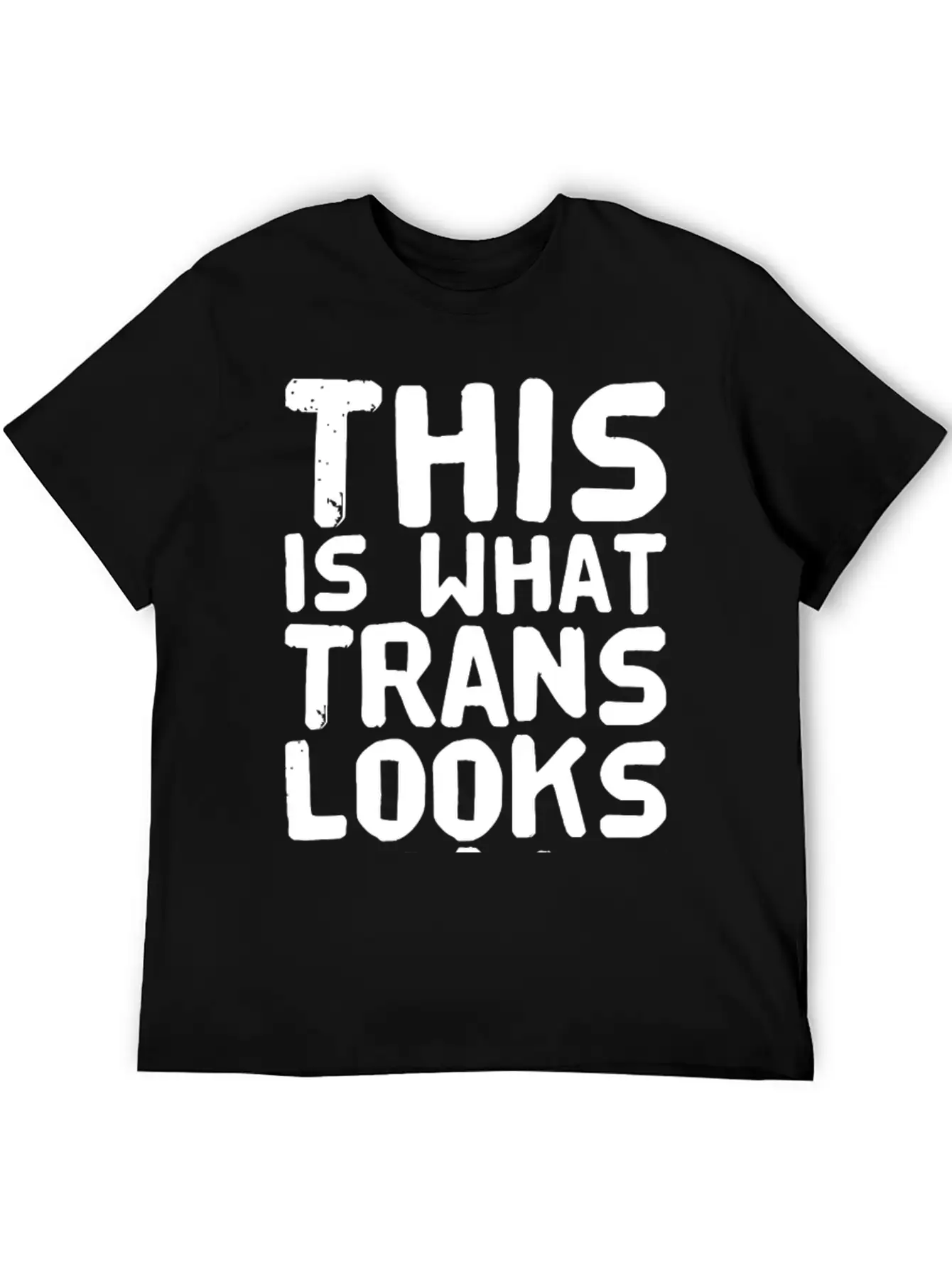 Trans - This Is What Trans Looks Like Relaxed Everyday Tee – Lightweight And Durable Cotton