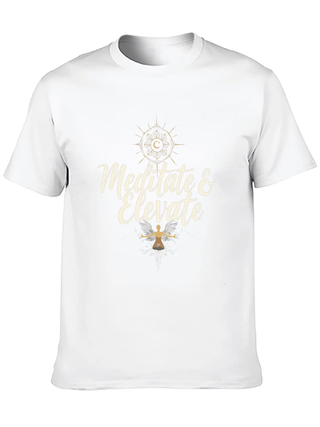 Transcendental Meditation Mindfulness Spiritual Breathable Graphic T-Shirt – Perfect For Casual Days