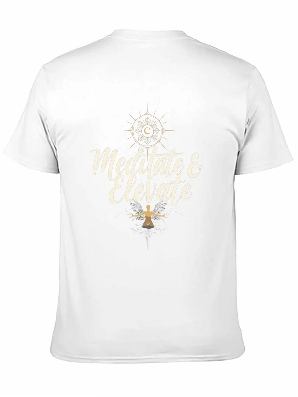 Transcendental Meditation Mindfulness Spiritual Breathable Graphic T-Shirt – Perfect For Casual Days