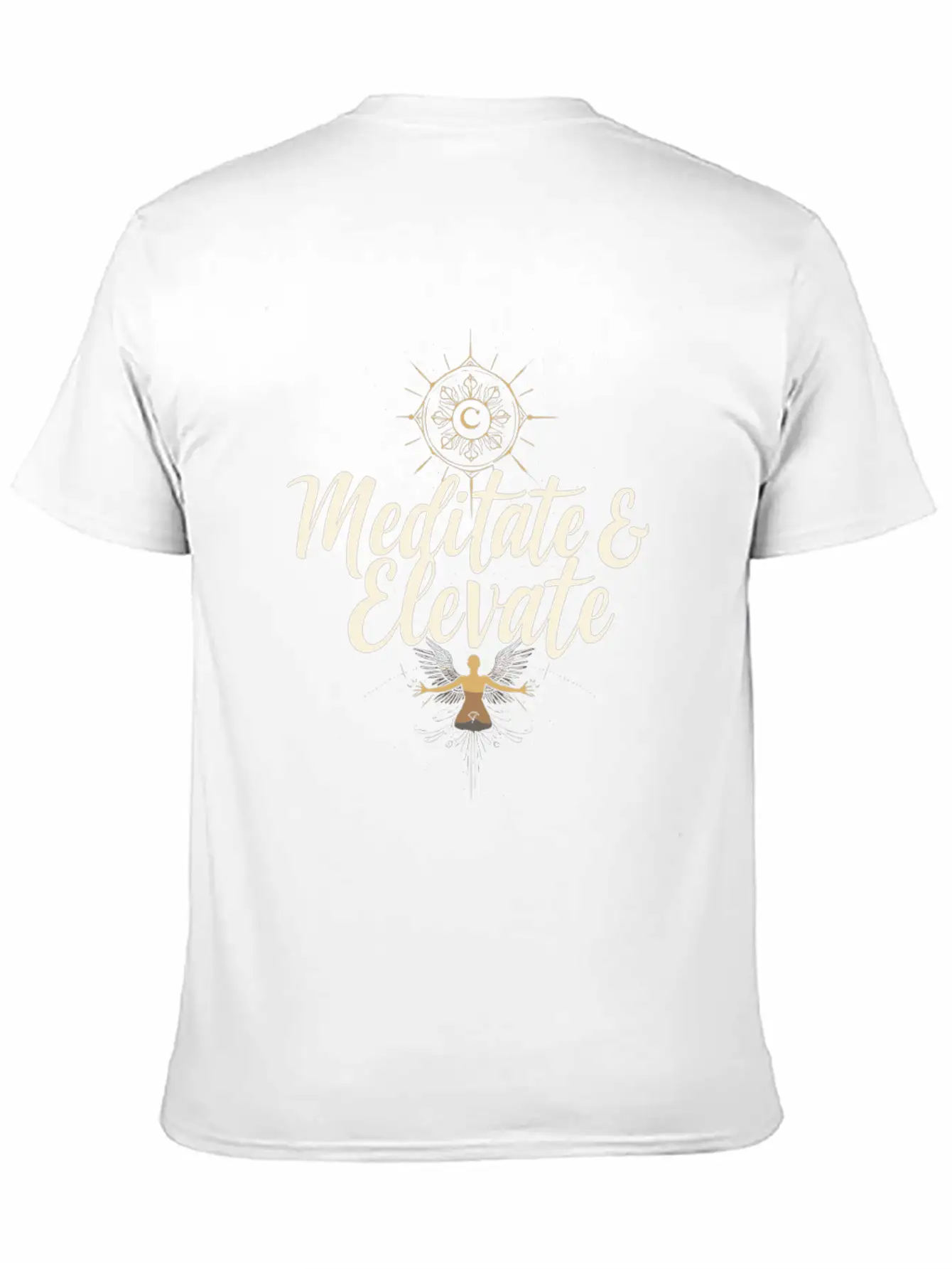 Transcendental Meditation Mindfulness Spiritual Breathable Graphic T-Shirt – Perfect For Casual Days