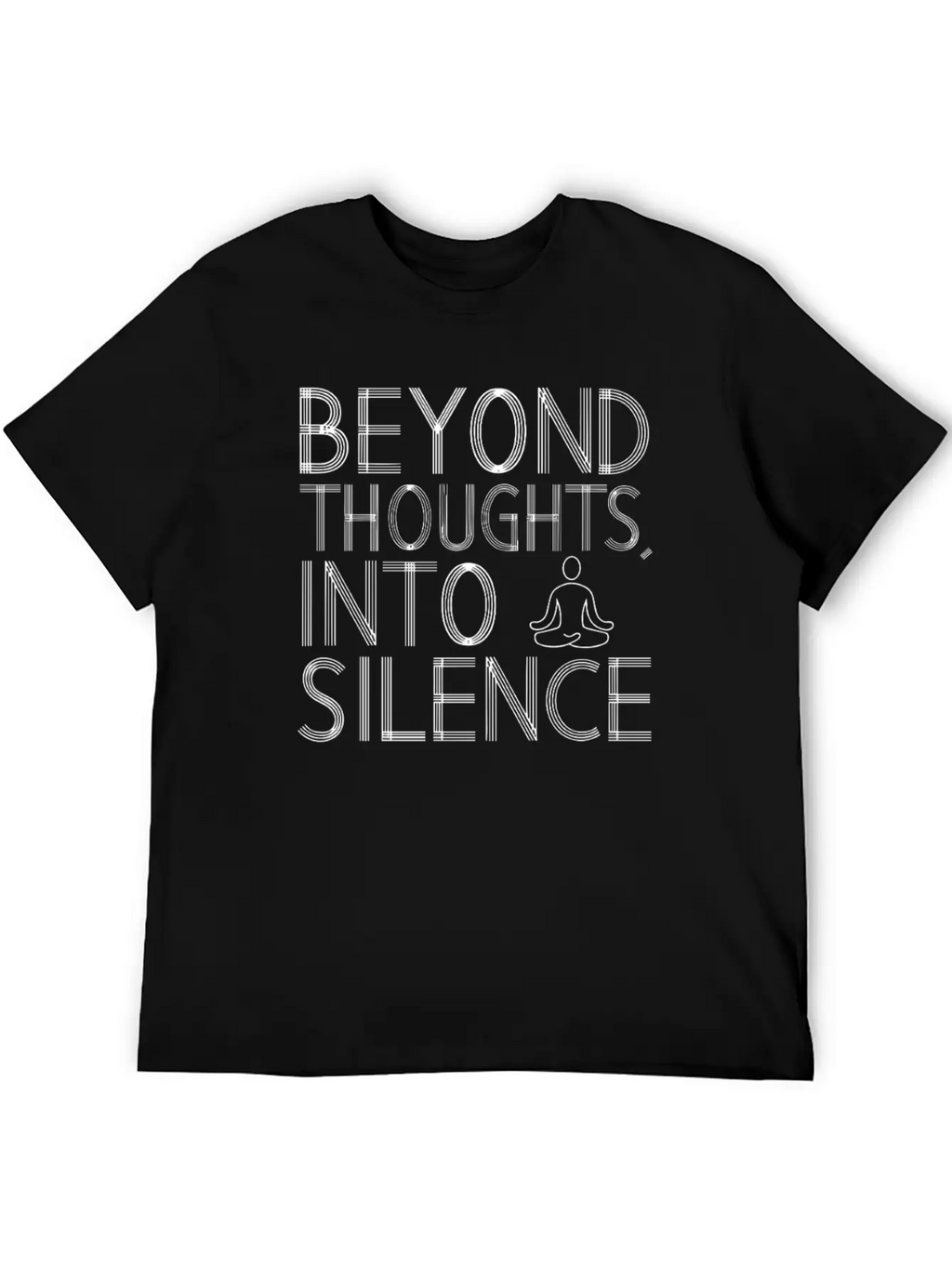 Transcendental Meditation Mindfulness Spiritual Unisex Casual T-Shirt – Clean Design For Daily Comfort