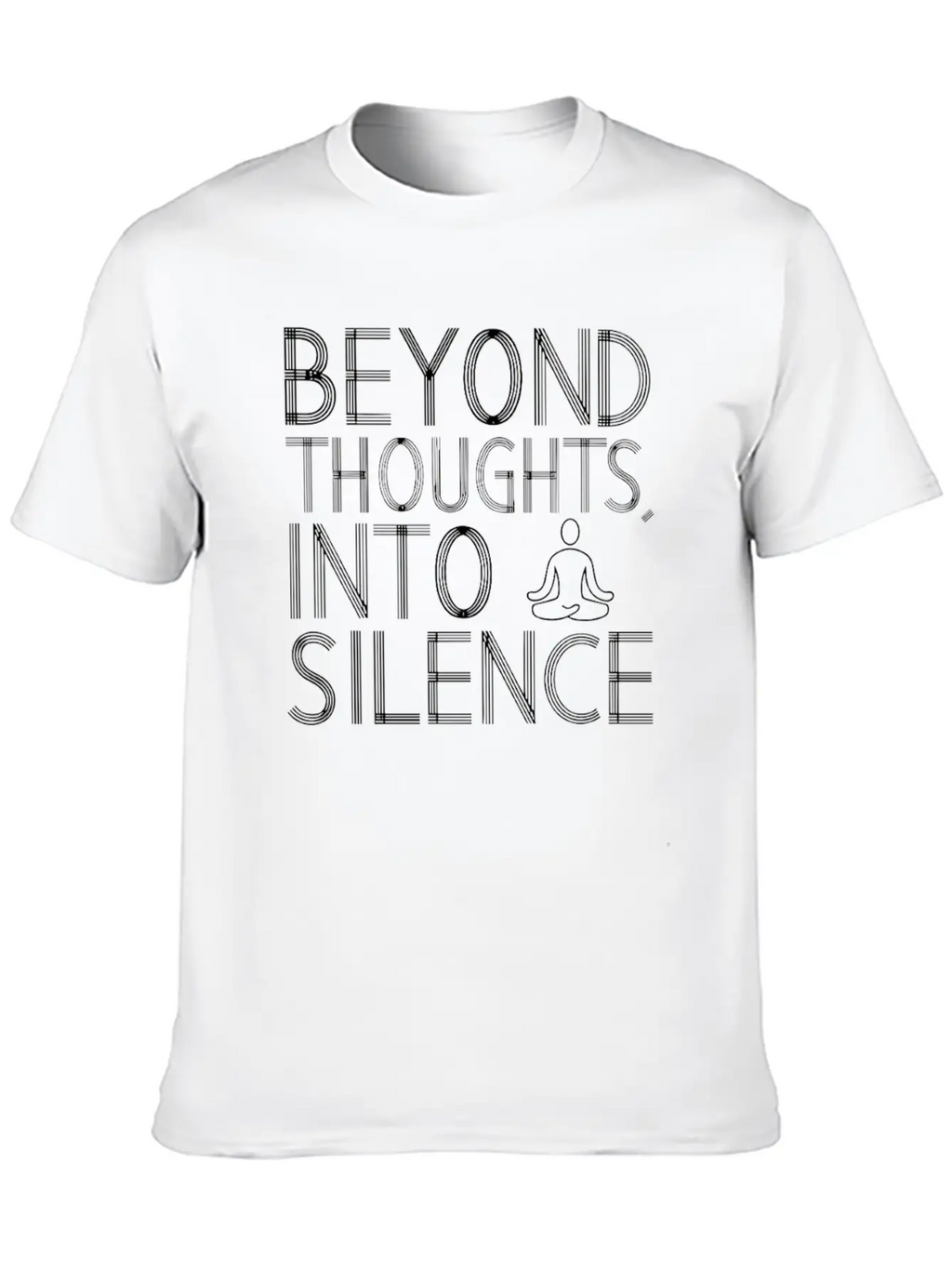Transcendental Meditation Mindfulness Spiritual Unisex Casual T-Shirt – Clean Design For Daily Comfort