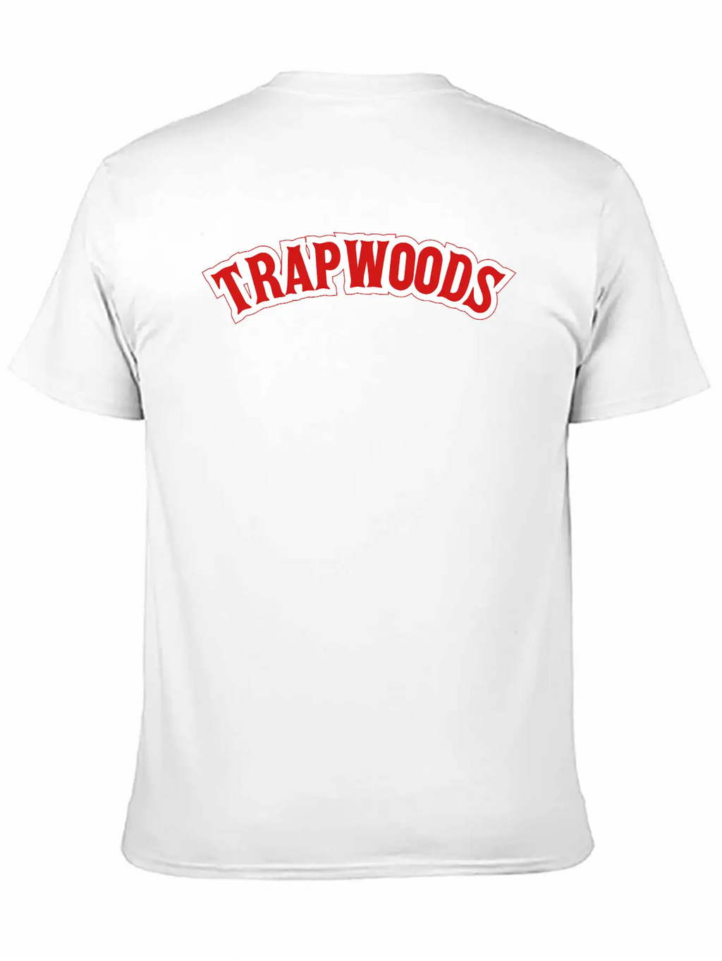 Trap Woods Font Breathable Graphic T-Shirt – Perfect For Casual Days