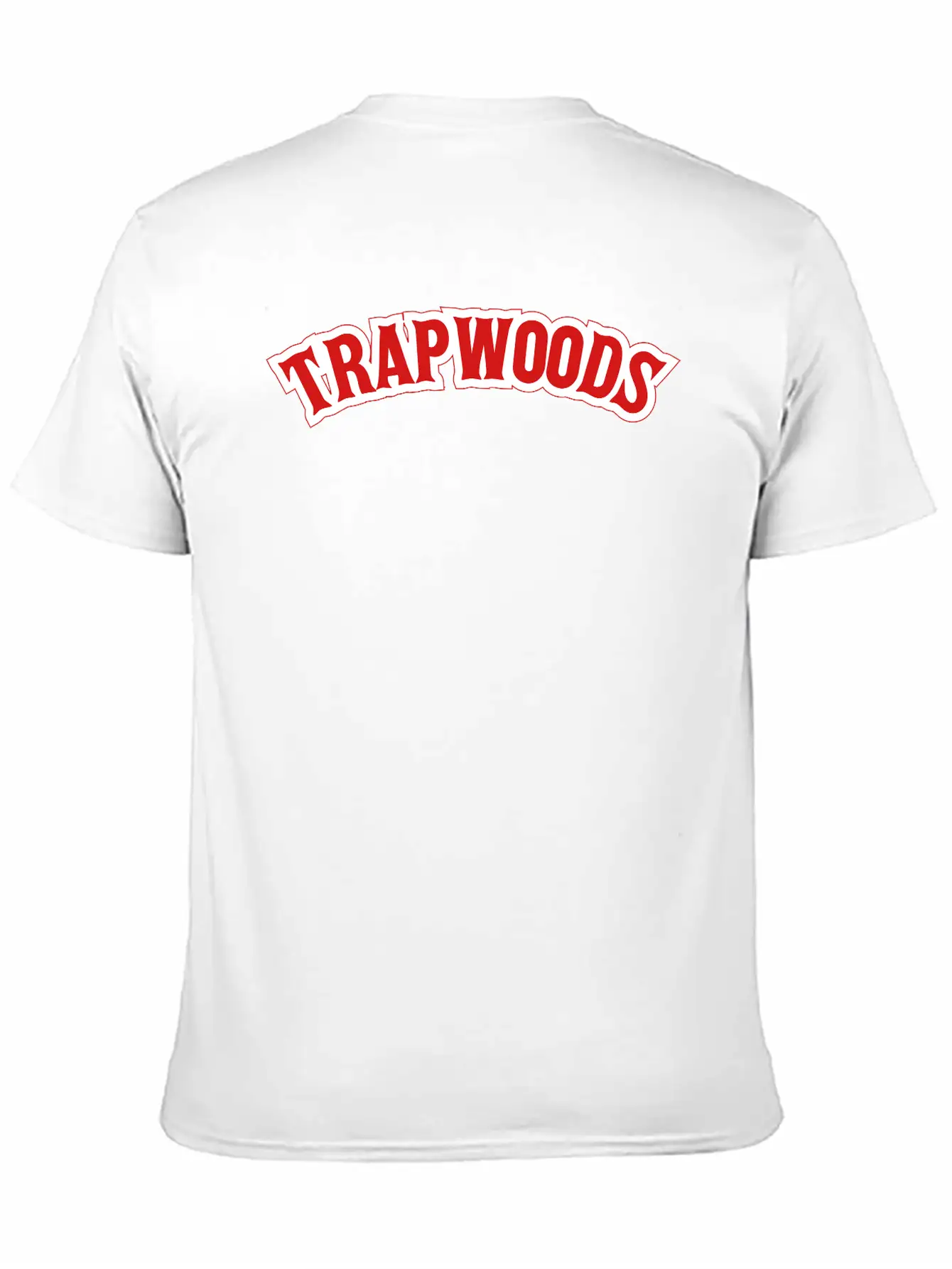 Trap Woods Font Breathable Graphic T-Shirt – Perfect For Casual Days
