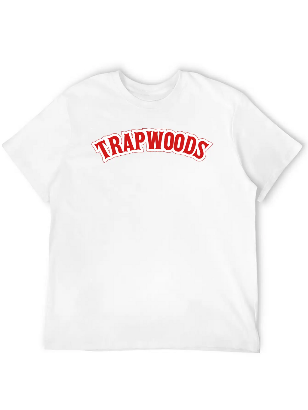 Trap Woods Font Breathable Graphic T-Shirt – Perfect For Casual Days