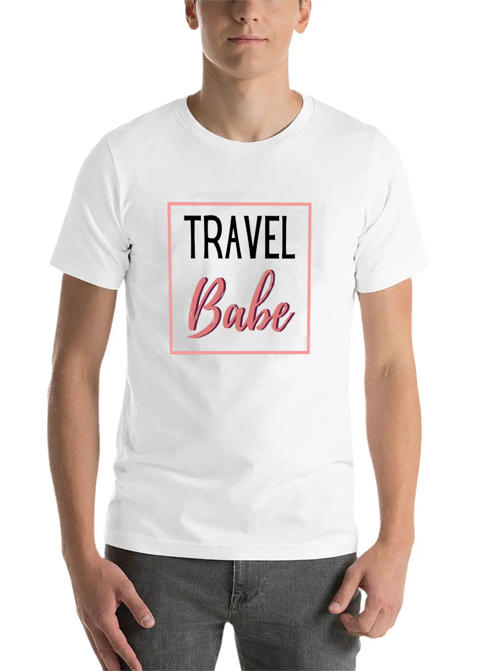 Travel Babe Unisex Casual T-Shirt – Clean Design For Daily Comfort