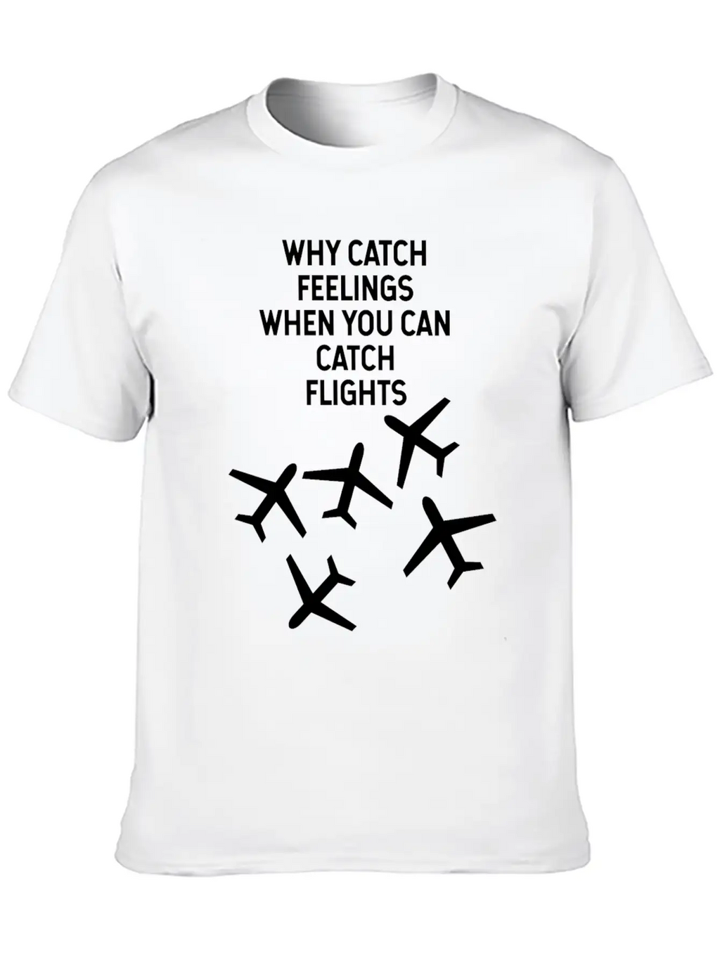 TRAVEL Basic Graphic T-Shirt – Daily Comfort In Soft Cotton